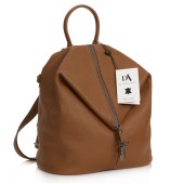 Rucsac dama din piele naturala DiAmanti Zanella Cuoio Scuro